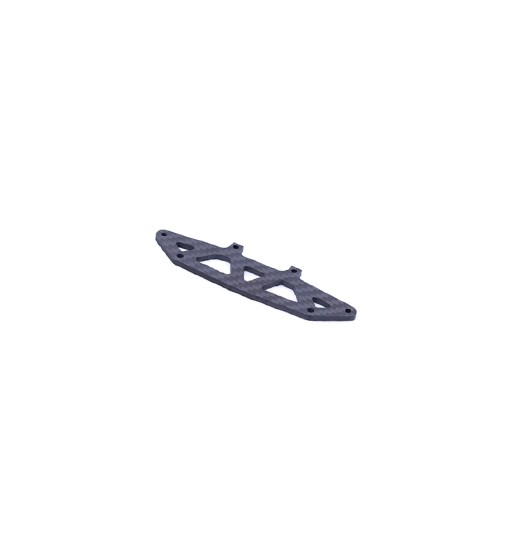 Body mount plate front carbon 3mm (407133)
