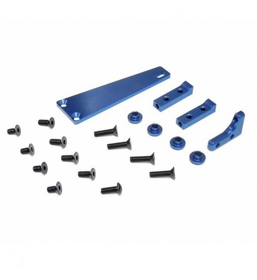 MV-522B-FS MV Alum. Servo Mount plate (Blue)
