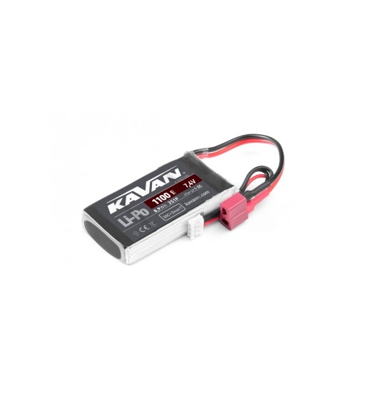 KAV33.7190 KAVAN Li-Po 1100mAh/7,4V 30C + Dean T