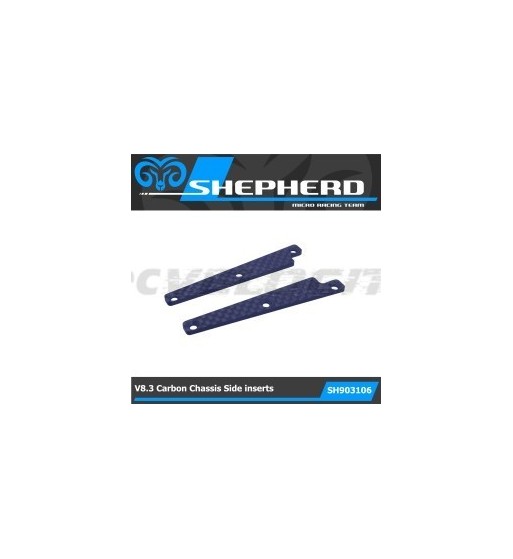 Velox V8.3 Carbon Chassis Side inserts