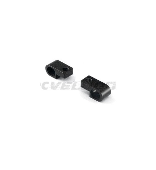 Hinge pin bracket lower front (2) - black