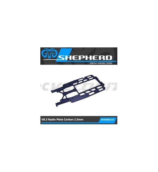 Velox v8.3 radio plate carbon 2.5mm