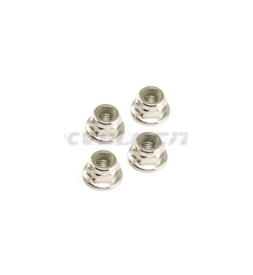 Self-locking nut M4 with flange (4)