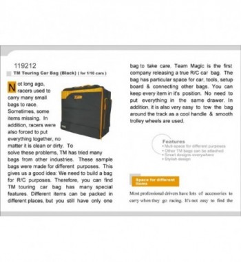 TM Touring Car Bag (Black)