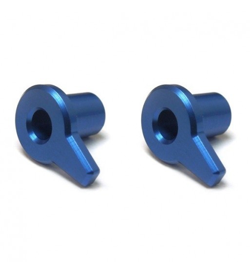 HK404-1B Alum. Front Anti-Roll Bar Mount Collar (Blue)